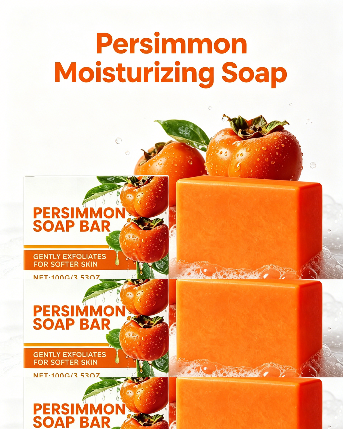 Persimmon Moisturizing Shower Soap