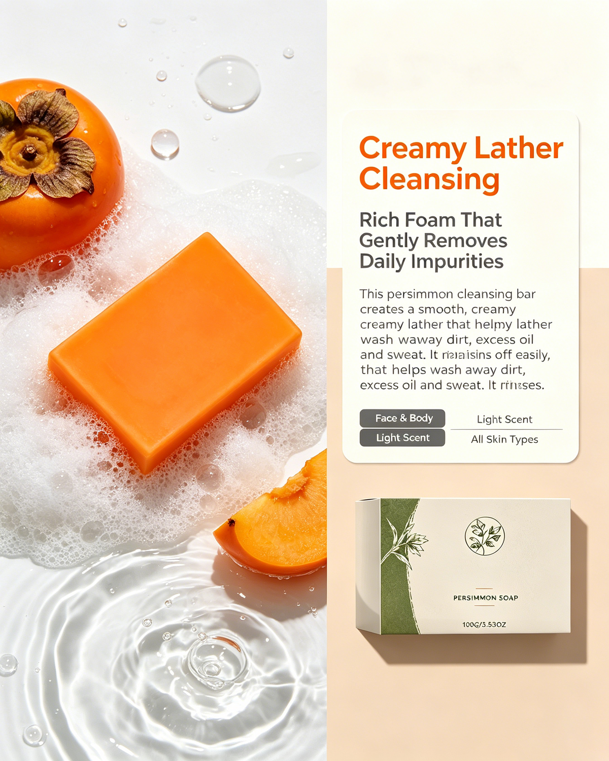 Persimmon Soap