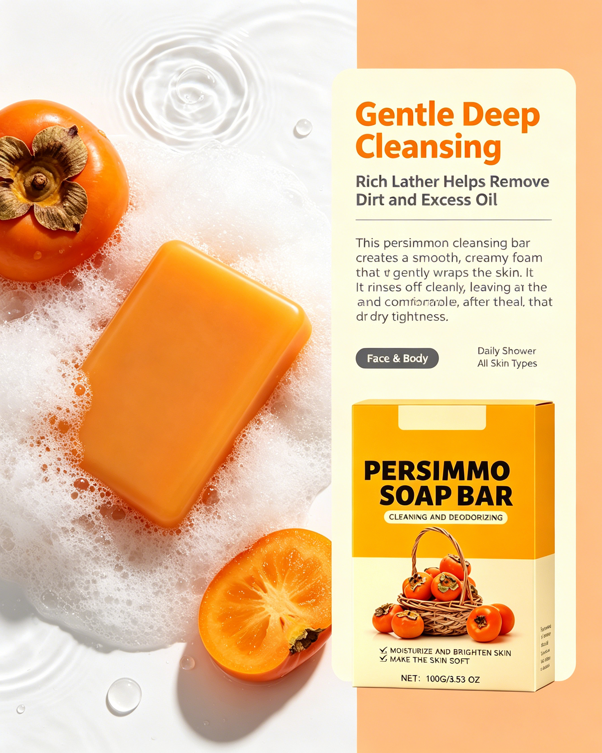 Deodorizing Persimmon Soap
